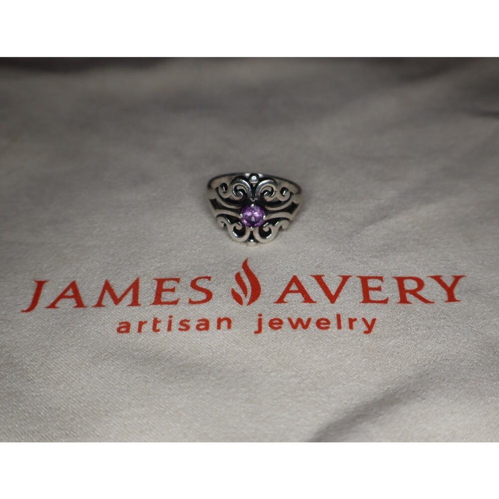 James Avery, Spanish lace birthstone ring size 8NWOT amethyst